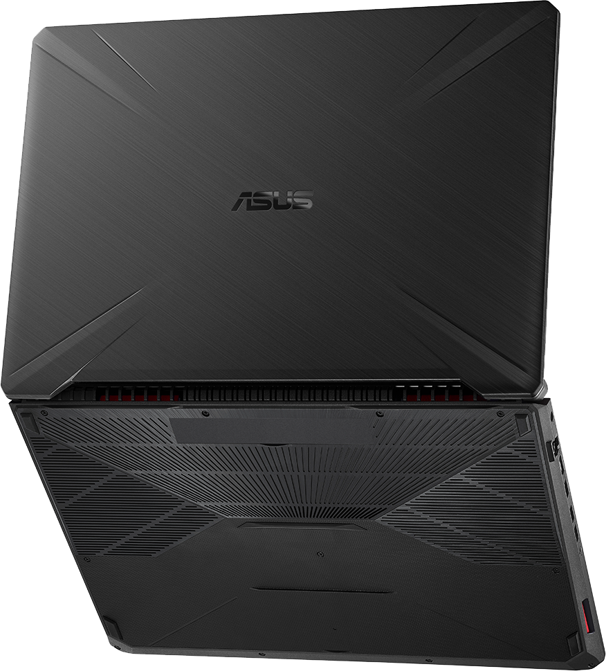 Zoll 17,3 GB ASUS GB 256 Gaming Notebook, GeForce® 10 Ryzen™ HDD, TB (FX705DT-AU033T), GTX 8 (64 1650, NVIDIA, 7 Prozessor, RAM, mit SSD, TUF Stealth Gaming AMD Black Windows Home 1 Display, Bit)