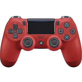 Mando - Sony PS4 DualShock 4 V2, Inalámbrico, Panel táctil, Rojo