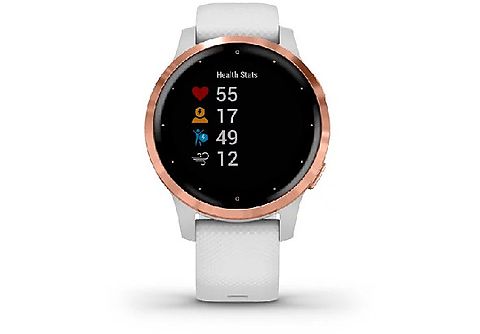 Smartwatch - Garmin Vivoactive 4s, Bluetooth, Autonomía 5 días, Notificaciones inteligentes, Blanco