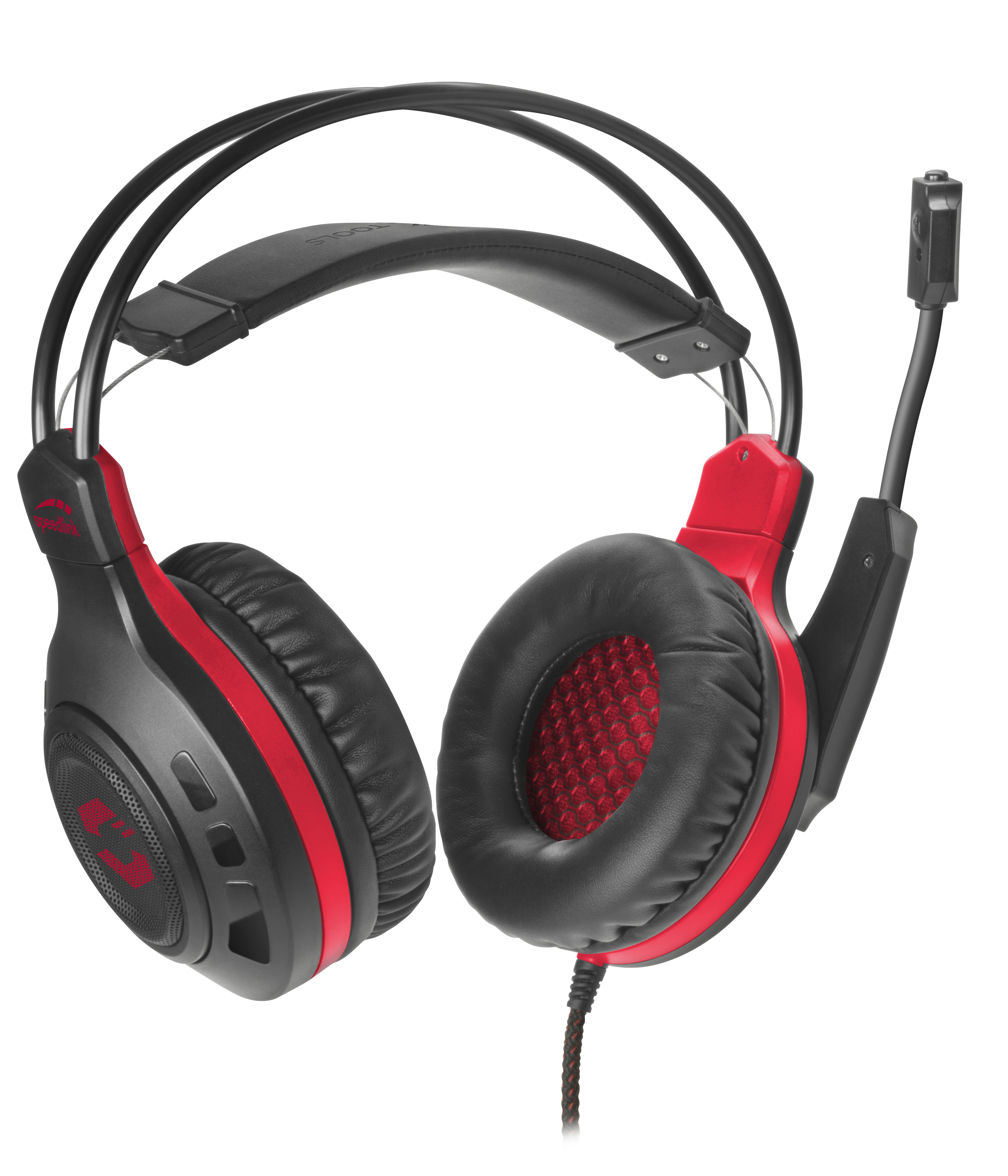 SPEEDLINK CELSOR, Over-ear Gaming Headset Schwarz/ Rot