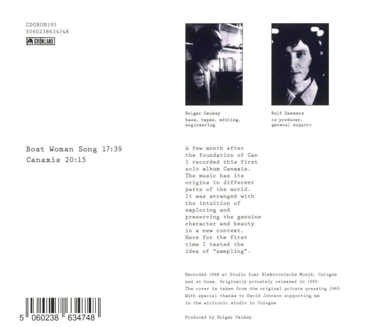 Holger Czukay, Rolf Dammers - Canaxis  - (CD)
