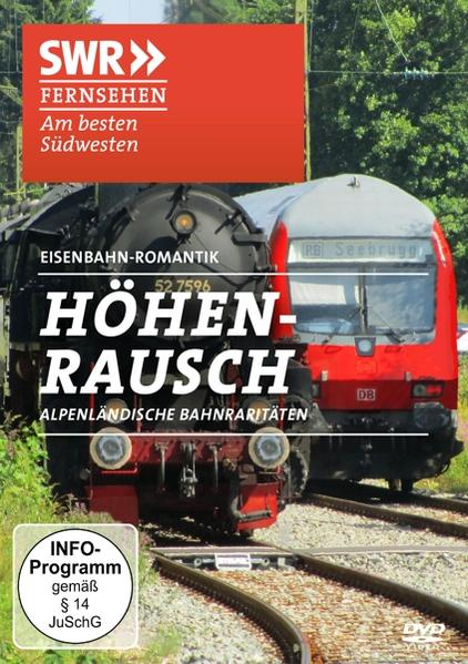 Ein DVD-Cover eines Zuges mit deutschem Text. Ein roter und ein schwarzer Zug.