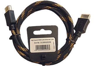 EAGLE CABLE High Speed - Câble HDMI (Noir/Or)