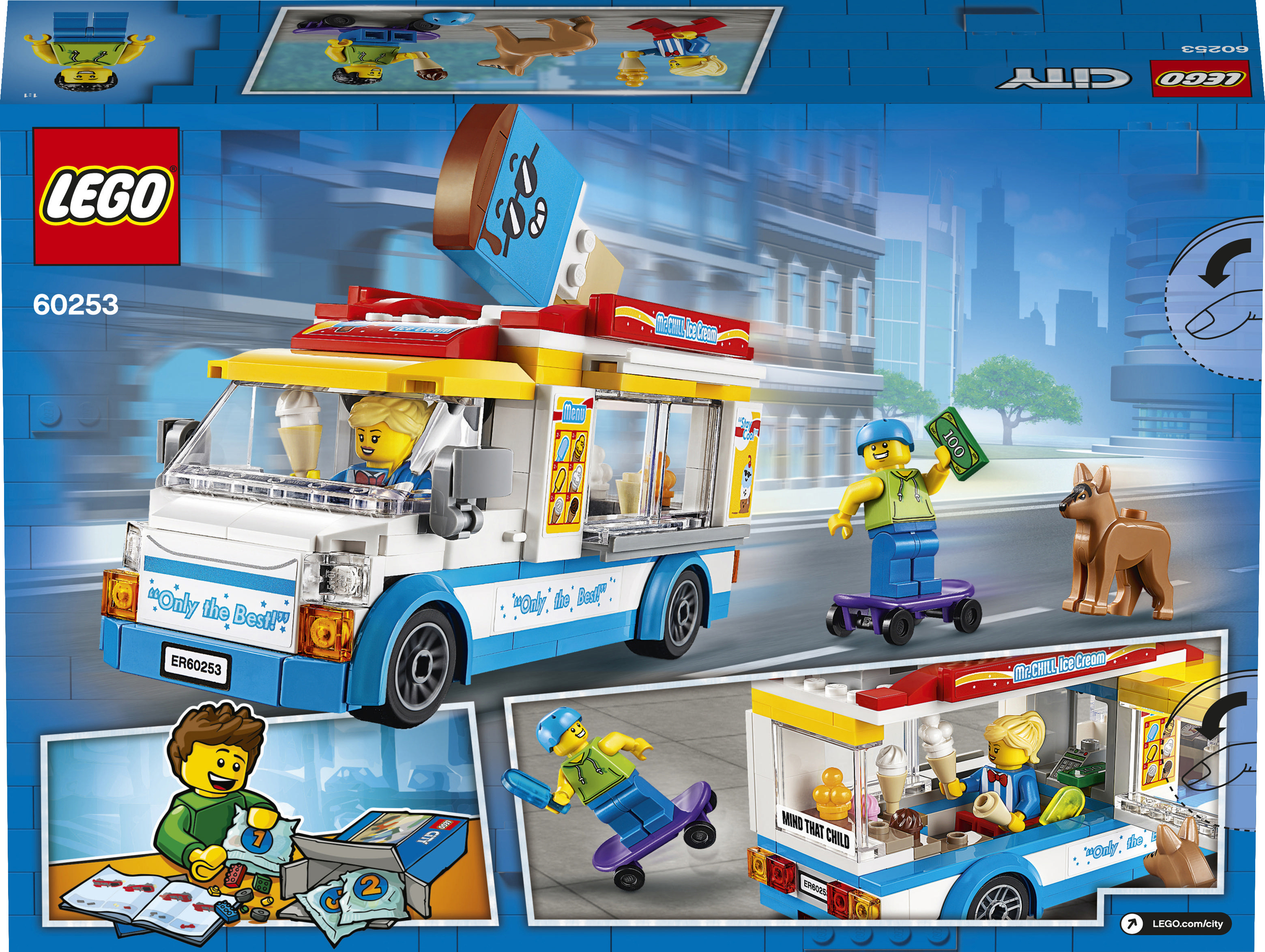 Eiswagen LEGO 60253 Mehrfarbig City Bausatz,