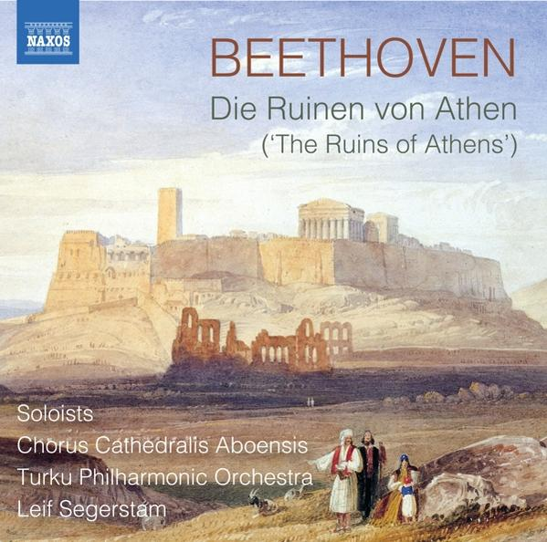 Albumcover: Gemälde von Ruinen, Titel 'Die Ruinen von Athen'.