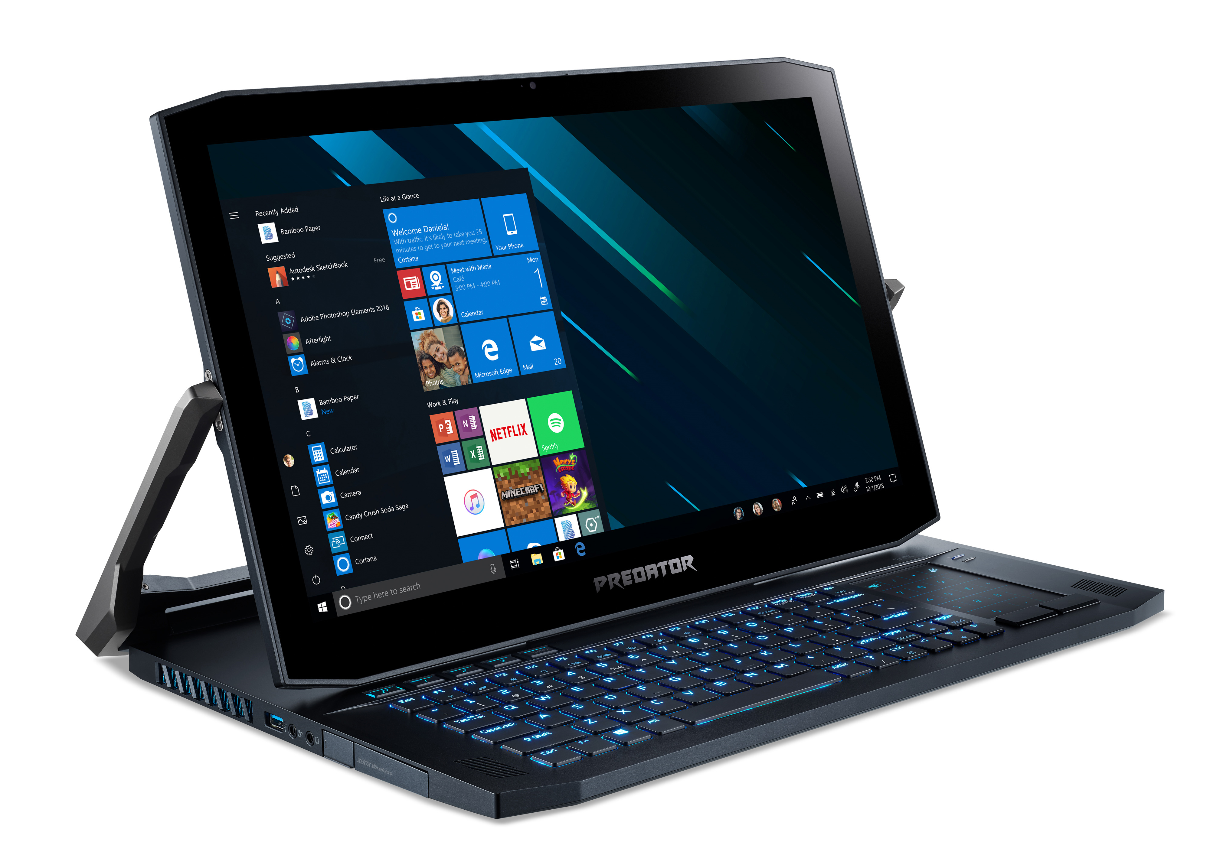 ACER Predator Triton 900 (PT917-71-71ZW) - 17,3 Zoll - Intel® Core™ i7 i7-9750H - 32 GB - 1 TB - NVIDIA GeForce RTX™ 2080 - Windows 10 Home (64 Bit)