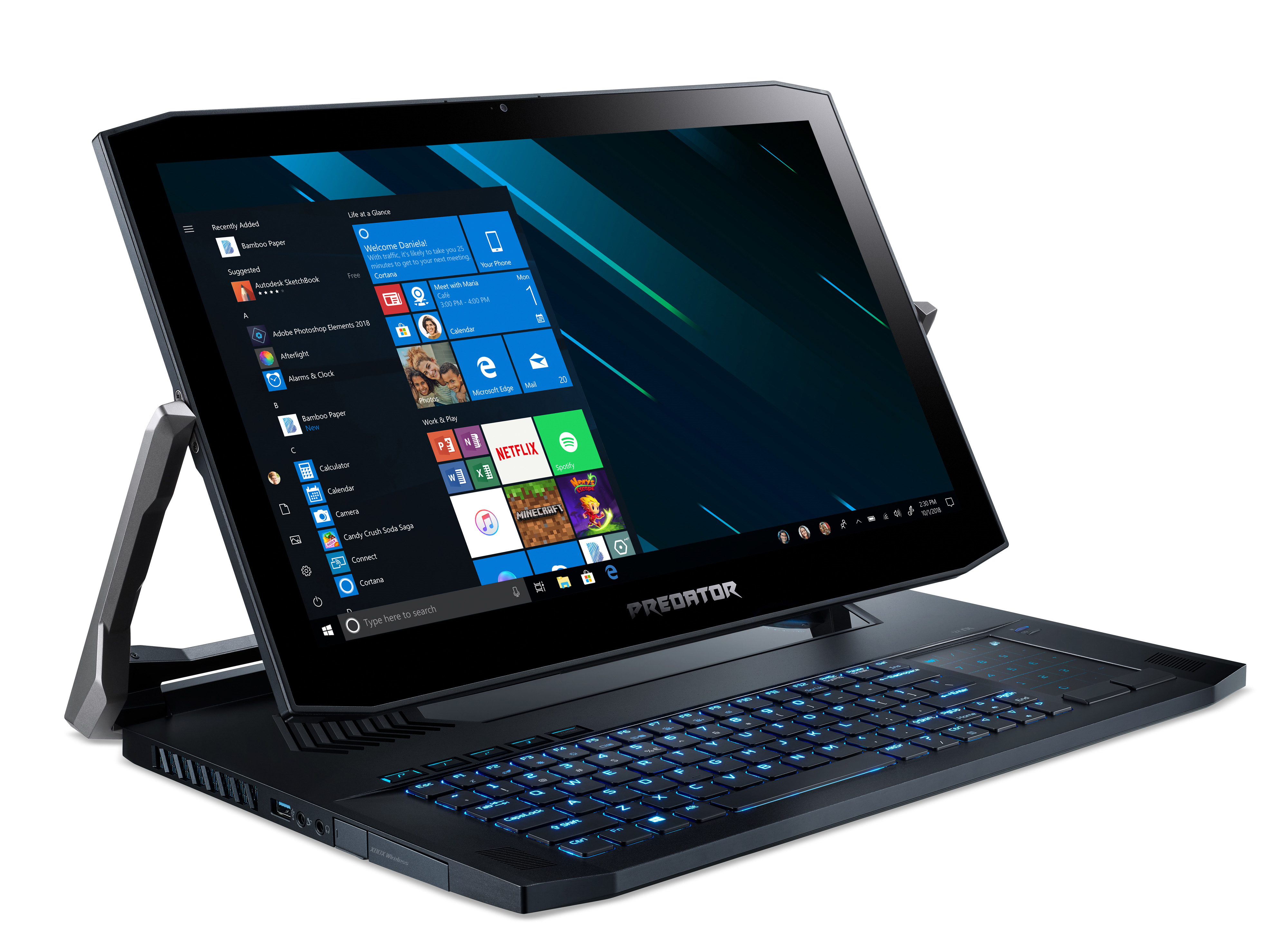 ACER Predator Triton 900 (PT917-71-71ZW) - 17,3 Zoll - Intel® Core™ i7 i7-9750H - 32 GB - 1 TB - NVIDIA GeForce RTX™ 2080 - Windows 10 Home (64 Bit)