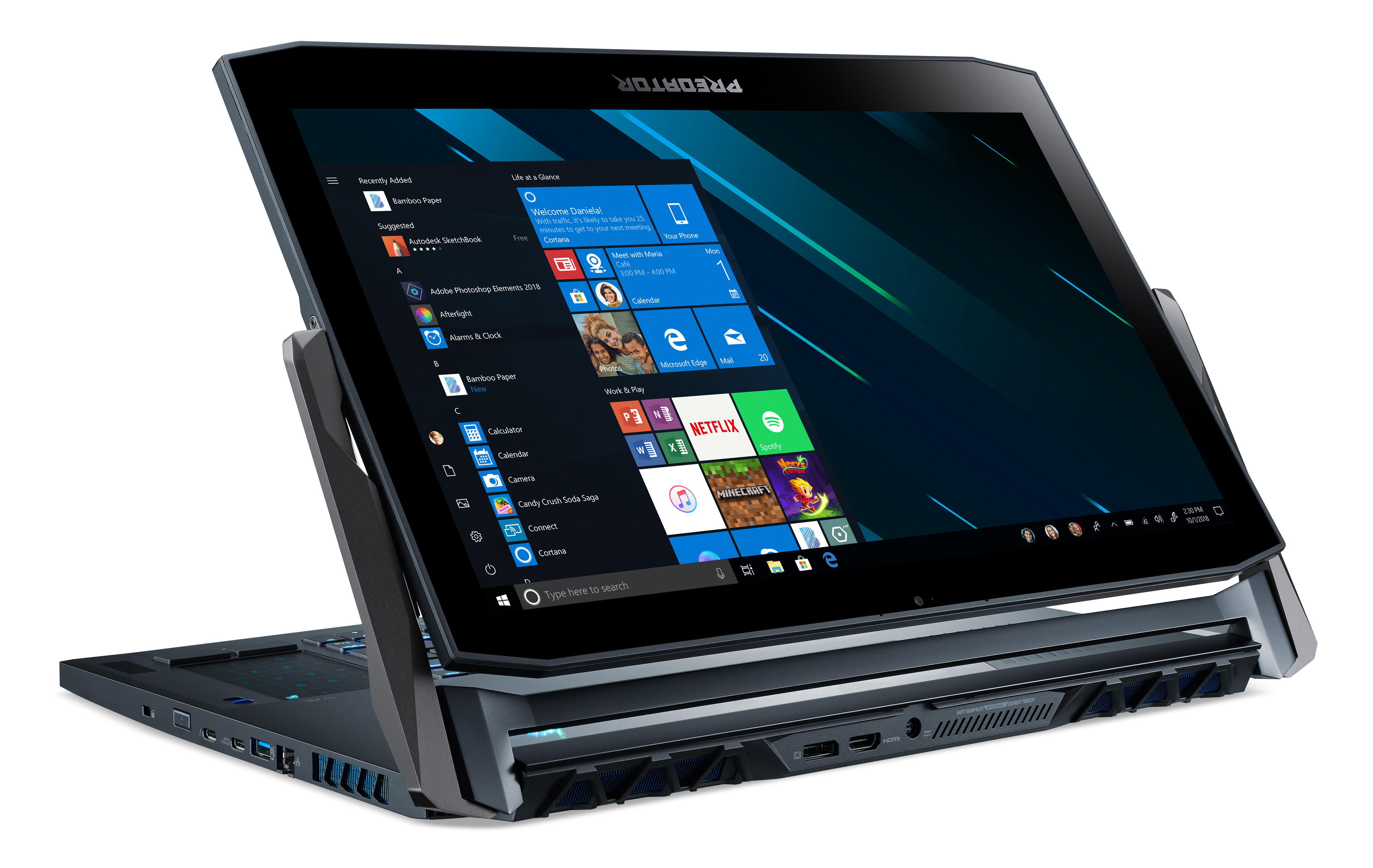 ACER Predator Triton 900 (PT917-71-71ZW) - 17,3 Zoll - Intel® Core™ i7 i7-9750H - 32 GB - 1 TB - NVIDIA GeForce RTX™ 2080 - Windows 10 Home (64 Bit)
