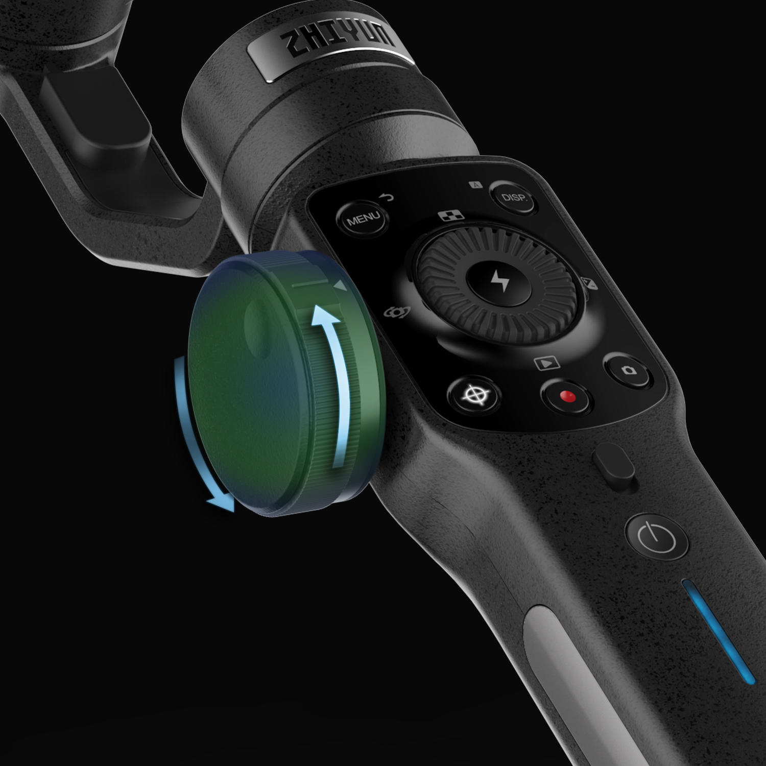 ZHIYUN Smooth 4 3-Achsen Gimbal, Schwarz