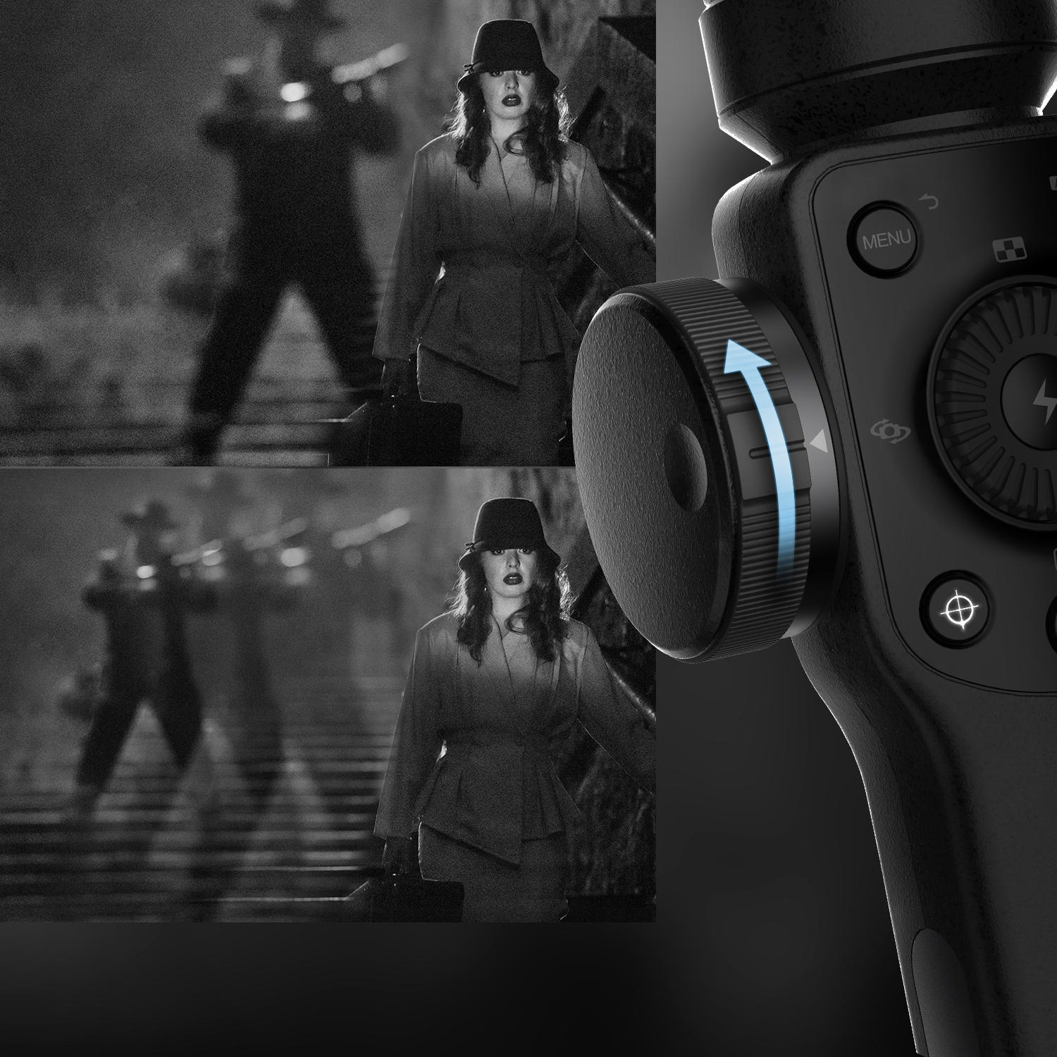 ZHIYUN Smooth 4 3-Achsen Gimbal, Schwarz