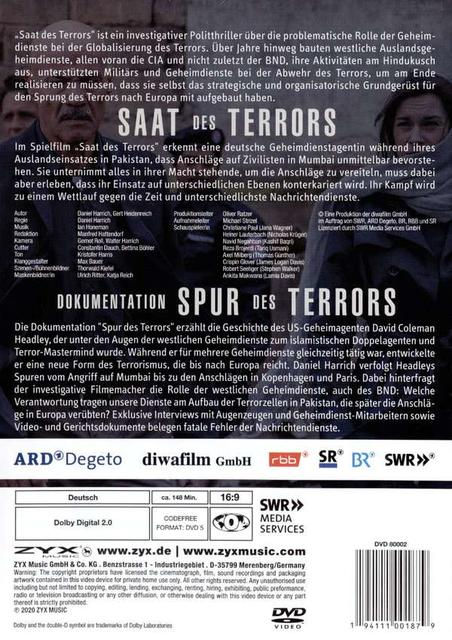 Saat des Terrors inkl.Doku Spur des Terrors DVD