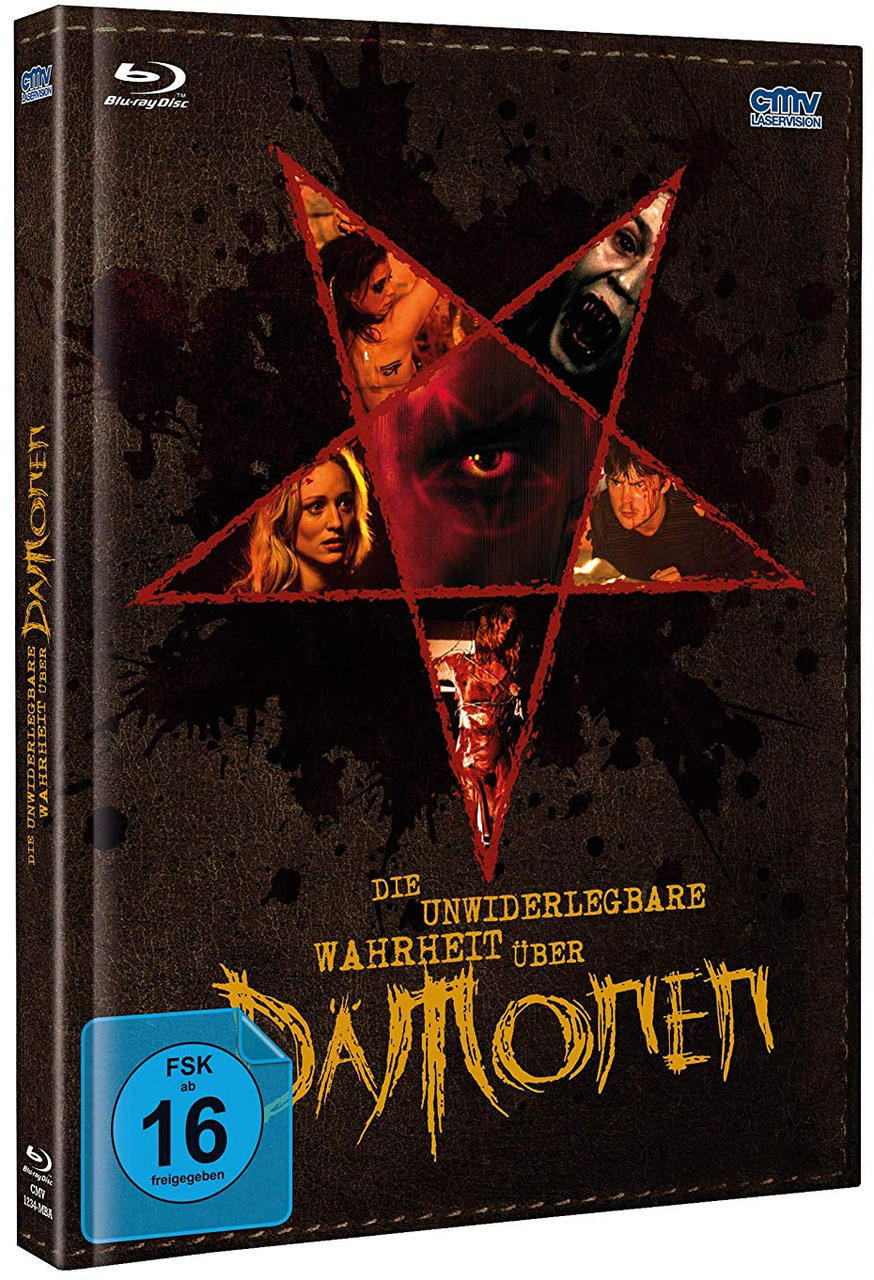 DVD-Cover mit sternförmigem Bild und Gesichtern. Dunkles Horrorfilm-Thema.