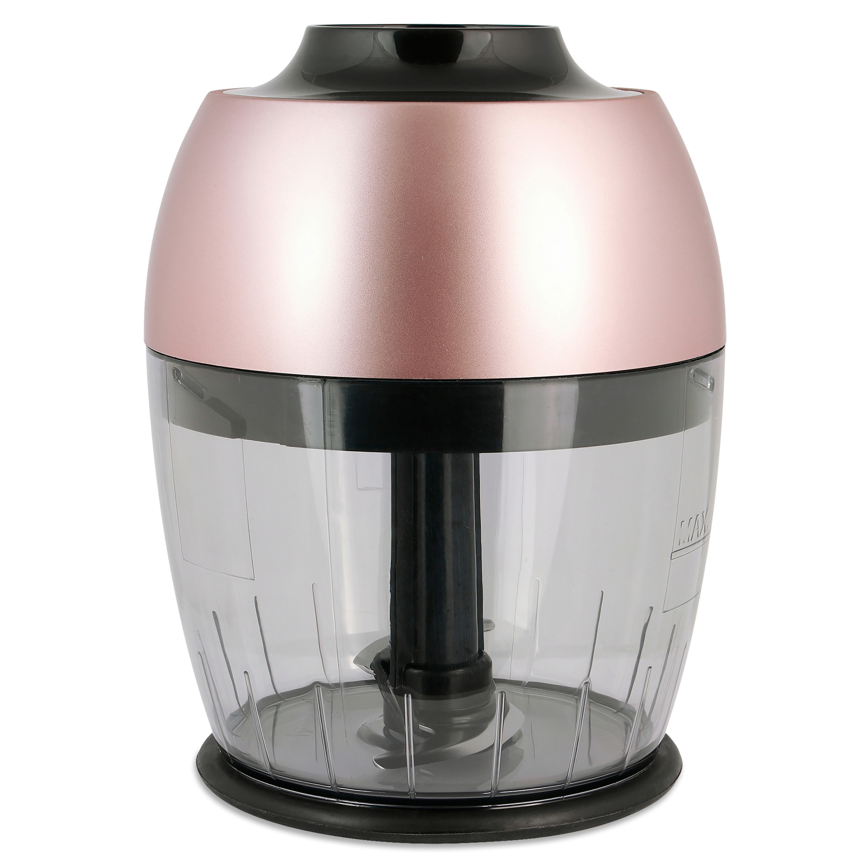 FAKIR 9189001 Lucca Q Stabmixer Rosé (1000 Watt, Zerkleinerungsbehälter (500 ml), Messbecher (900 ml))