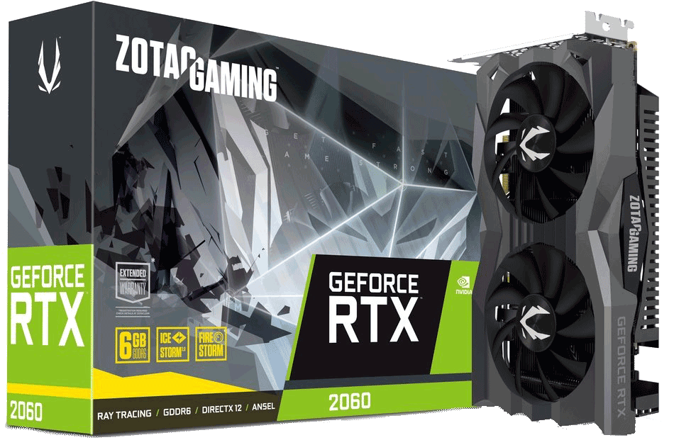 ZOTAC Grafikkarte Gaming GeForce RTX 2060, 6GB (ZT-T20600H-10M)