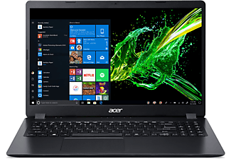 ACER Aspire 3 (A315-54-34RS), Notebook mit 15,6 Zoll Display, Intel® Core™ i3 Prozessor, 8 GB RAM, 512 GB SSD, Intel® UHD Grafik, Schwarz