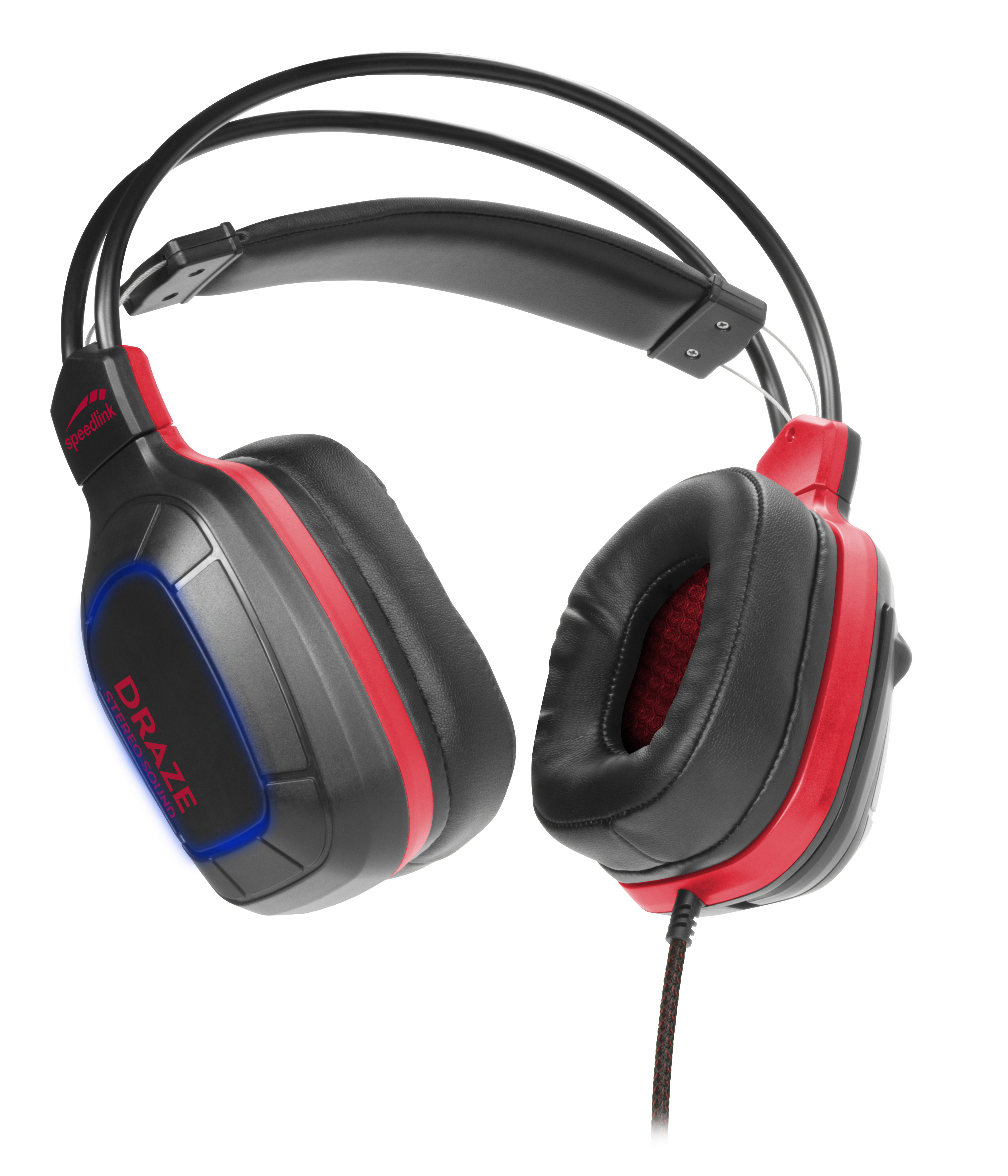 SPEEDLINK DRAZE, Over-ear Gaming Headset Schwarz/Rot