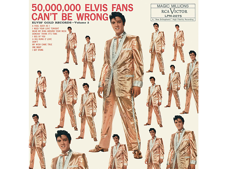 Elvis Presley - 50,000,000 Gold Be Elvis Wrong: Elvis\' - Fans (Vinyl) Can\'t