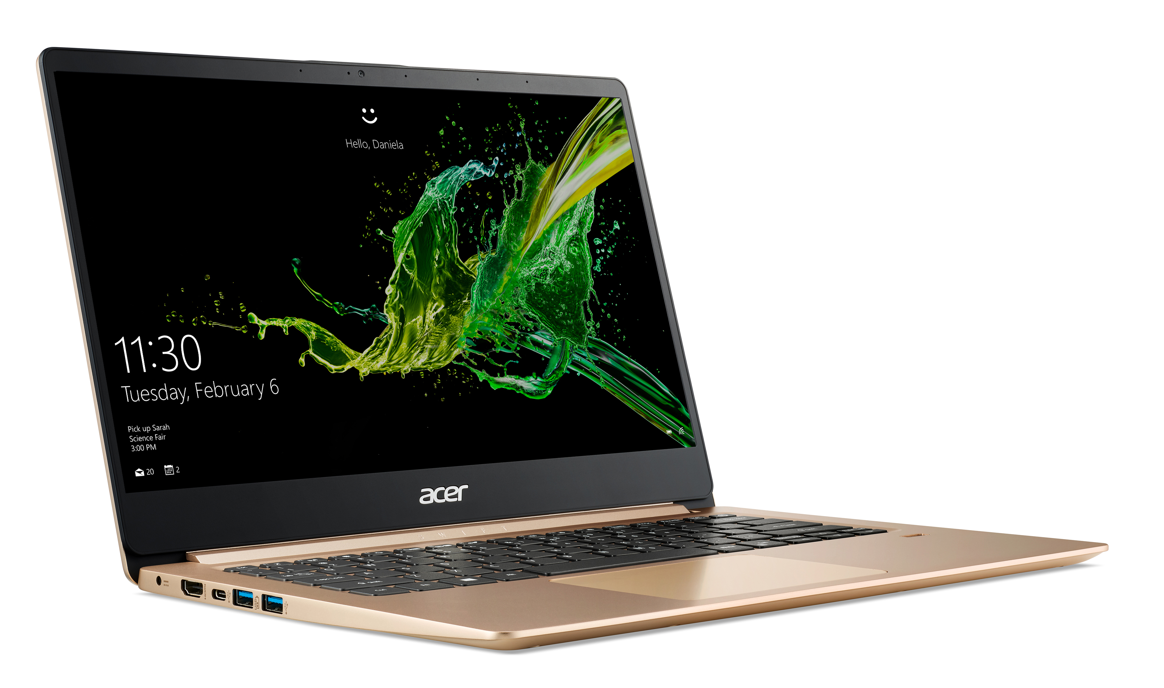 ACER Swift 1 (SF114-32-P2A0) - 14 Zoll - Intel® Pentium® Silver N5000 - 4 GB - 128 GB - Intel® UHD 605 - Windows 10 Home S-Modus (64 Bit)