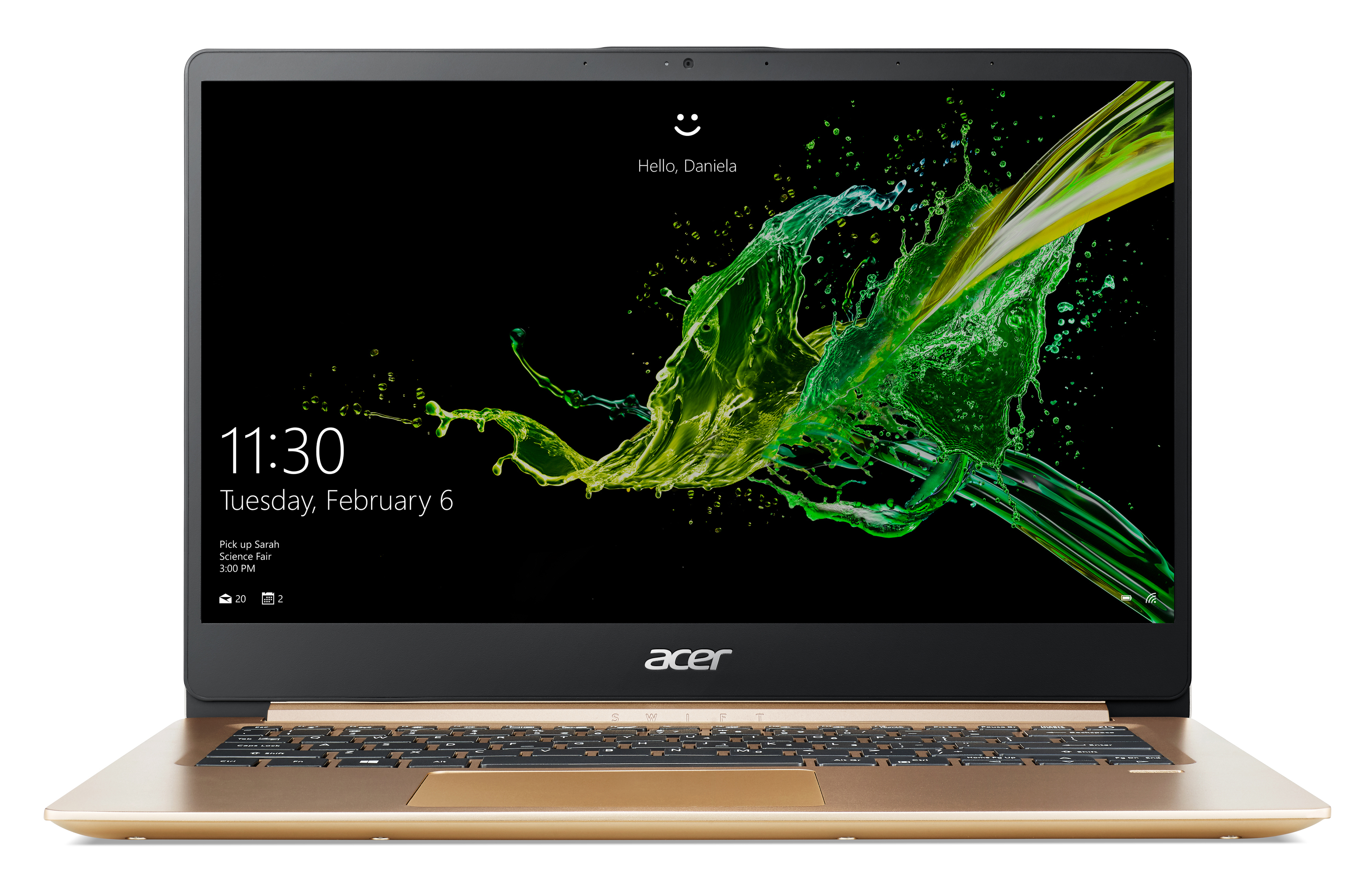 ACER Swift 1 (SF114-32-P2A0) - 14 Zoll - Intel® Pentium® Silver N5000 - 4 GB - 128 GB - Intel® UHD 605 - Windows 10 Home S-Modus (64 Bit)