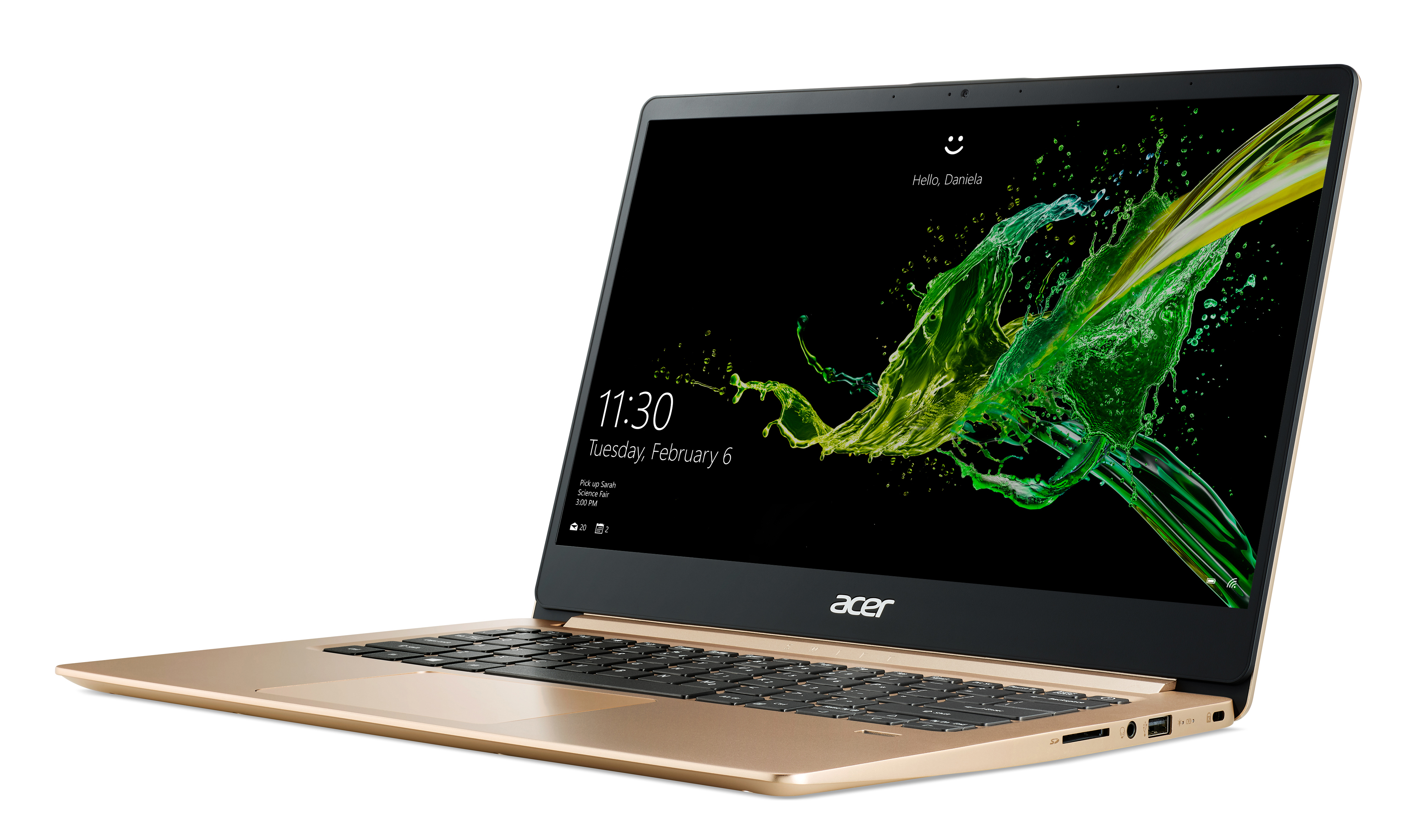 ACER Swift 1 (SF114-32-P2A0) - 14 Zoll - Intel® Pentium® Silver N5000 - 4 GB - 128 GB - Intel® UHD 605 - Windows 10 Home S-Modus (64 Bit)