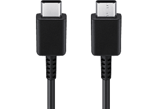 SAMSUNG USB Type-C zu USB Type-C Kabel EP-DA70, Schwarz, Adapter, 1 m, Schwarz