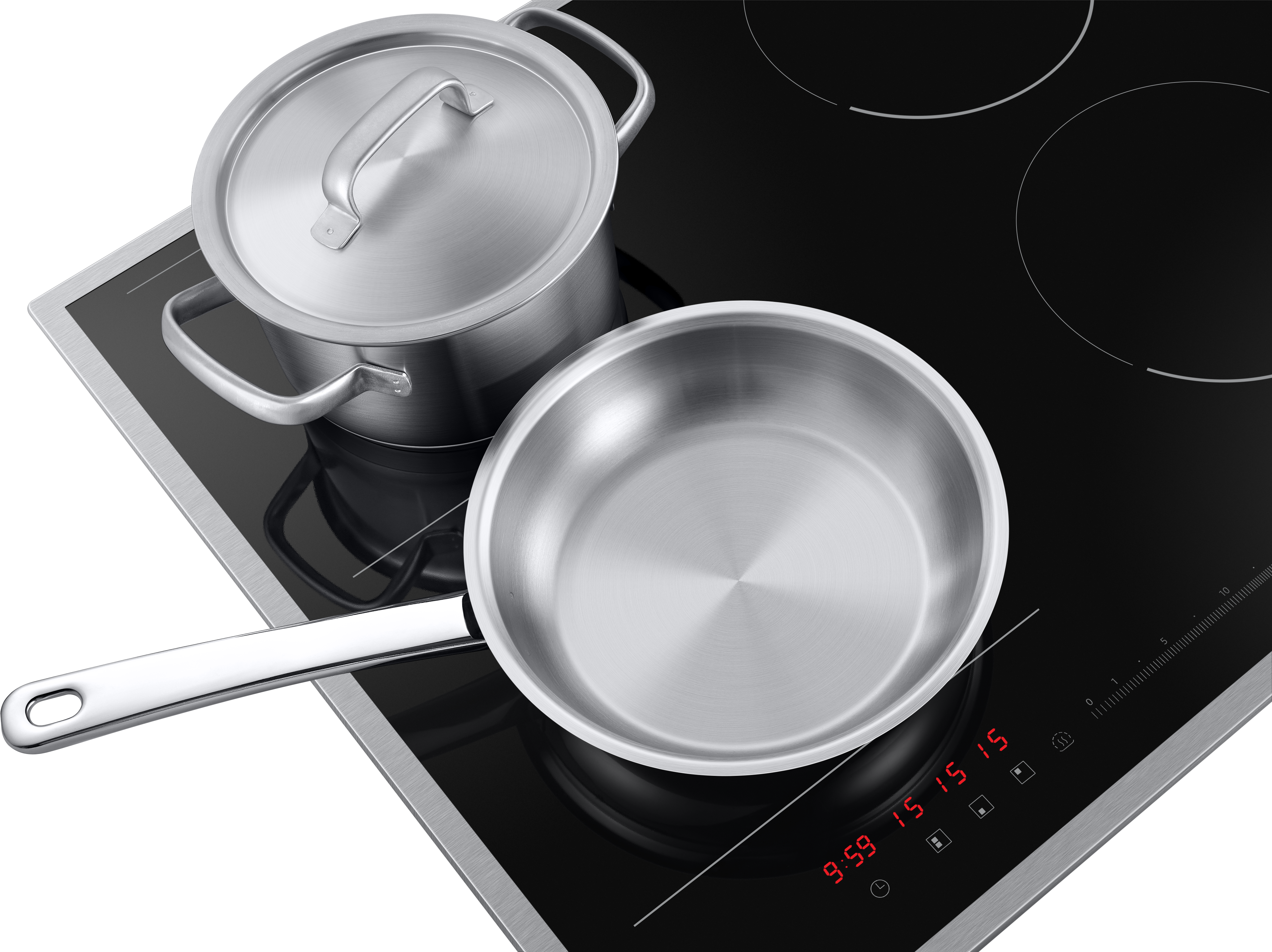 SAMSUNG NZ64R3747RK/UR Induktionskochfeld (590 mm breit, 4 Kochzonen)