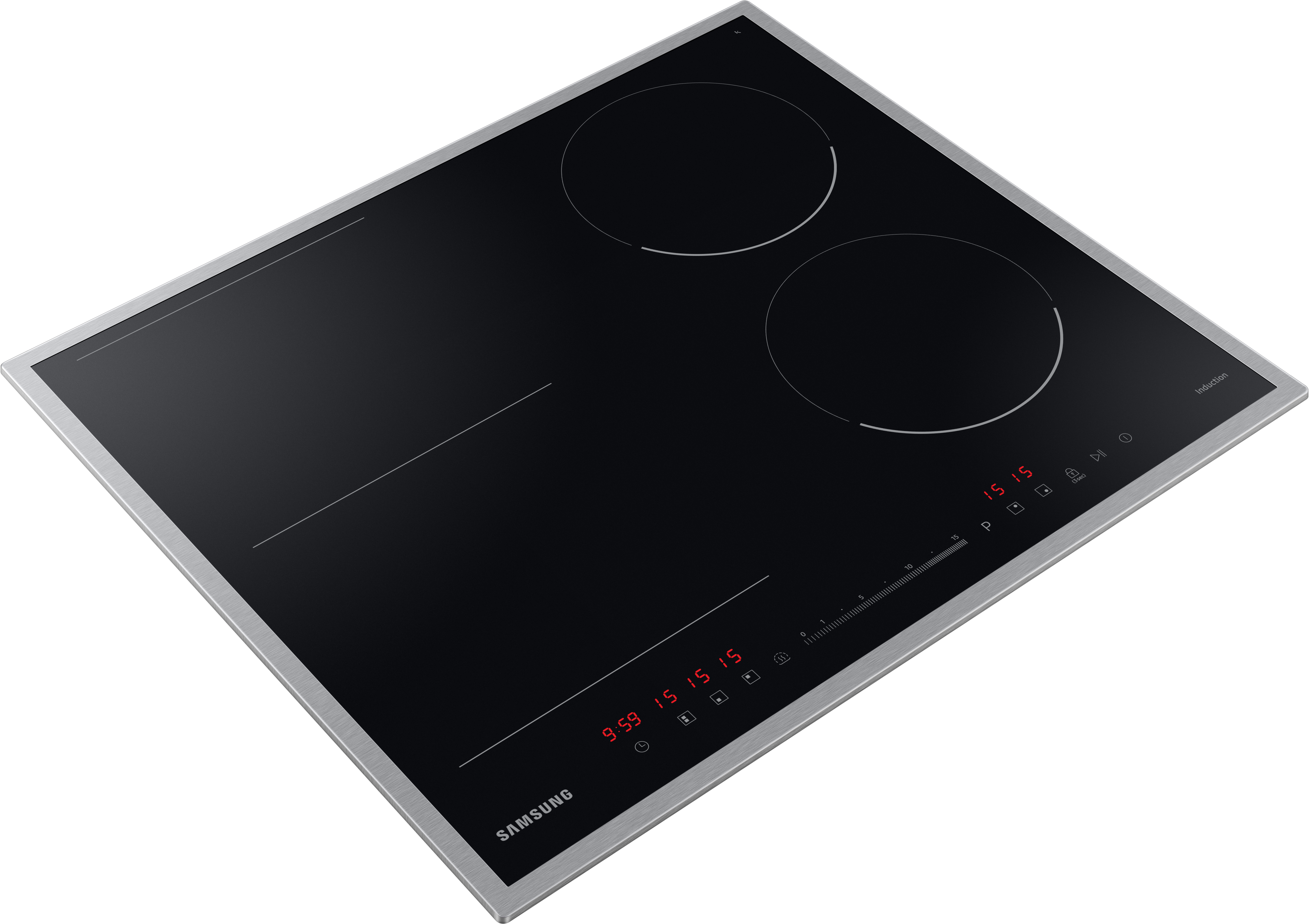 SAMSUNG NZ64R3747RK/UR Induktionskochfeld (590 mm breit, 4 Kochzonen)