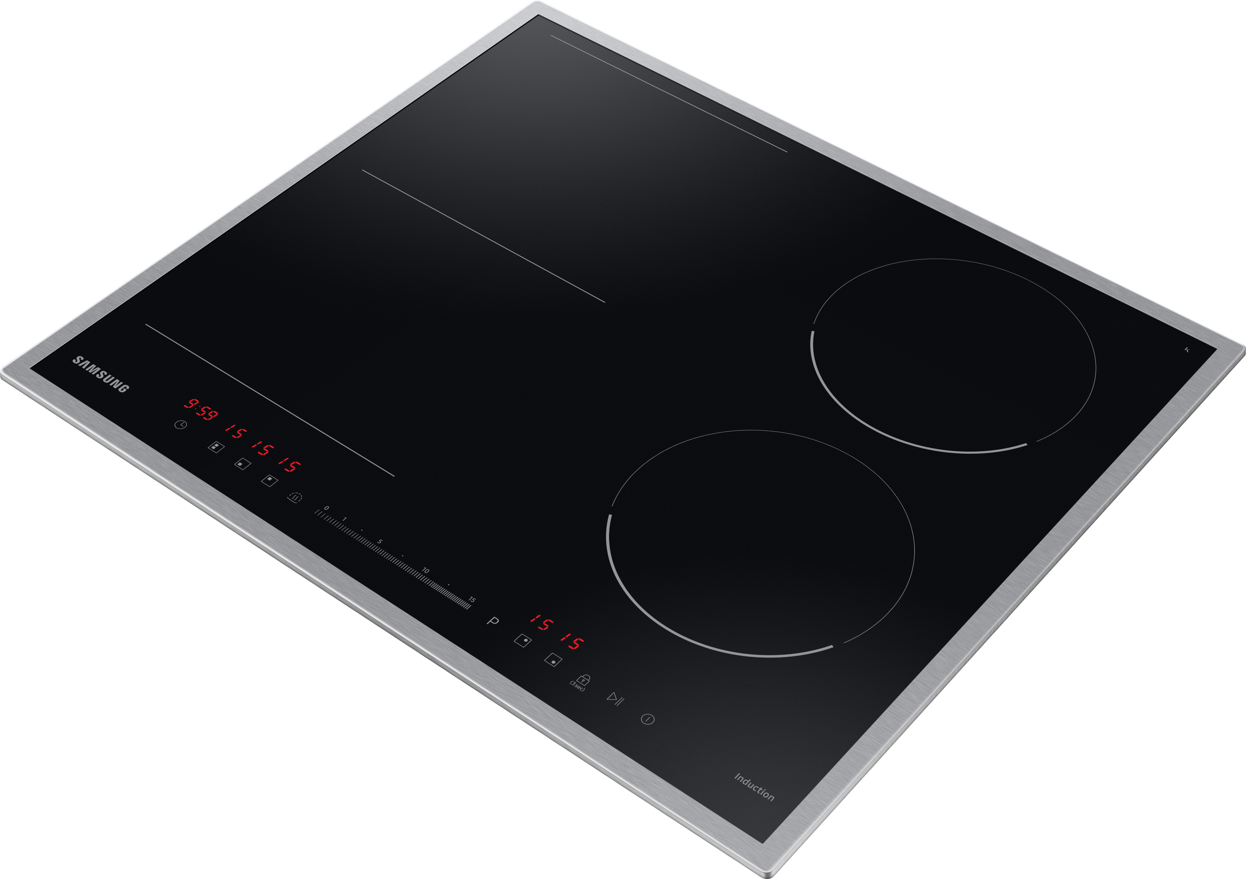 SAMSUNG NZ64R3747RK/UR Induktionskochfeld (590 mm breit, 4 Kochzonen)
