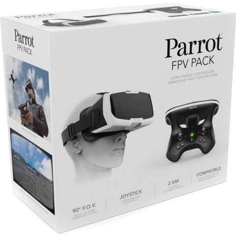 Accesorios dron - Parrot PACK FPV, mando Skycontroller 2, gafas Cockpitglasses inmersión