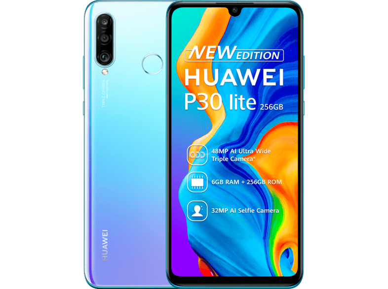 Huawei Smartphone P30 Lite Dual Sim 256 Gb New Edition Crystal wqd