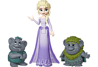 HASBRO Disney Die Eiskönigin kleine Elsa Puppe mit Trollen Spielfigur Mehrfarbig