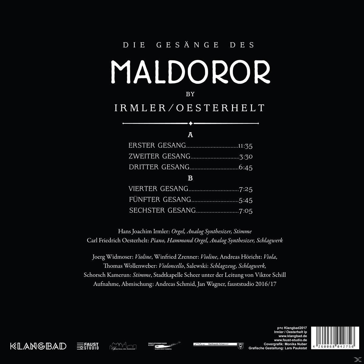 Hans Joachim Irmler, Carl Oesterhelt - Die Gesänge Des Maldoror  - (Vinyl)