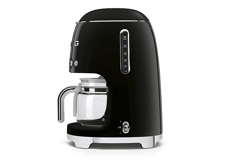 Smeg DCF 02 BLEU Retro-Style Filterkaffeemaschine Schwarz — Foto 2 von 5