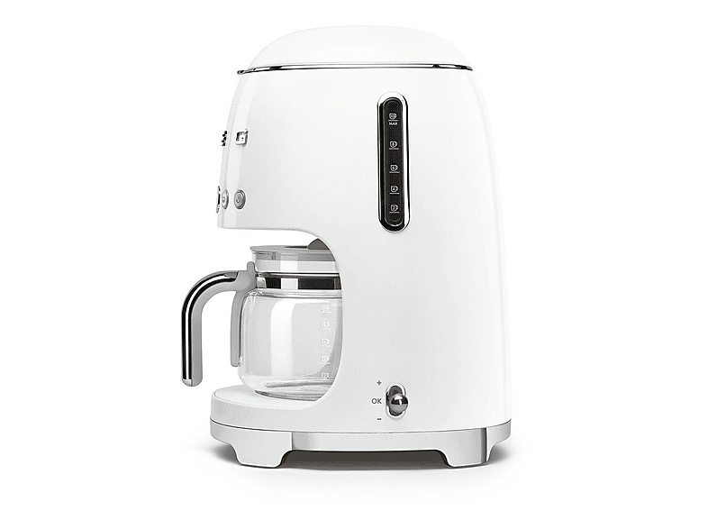 Smeg DCF 02 WHEURetro-Style Filterkaffeemaschine Weiß — Foto 2 von 5