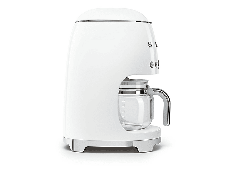 Smeg DCF 02 WHEURetro-Style Filterkaffeemaschine Weiß — Foto 3 von 5