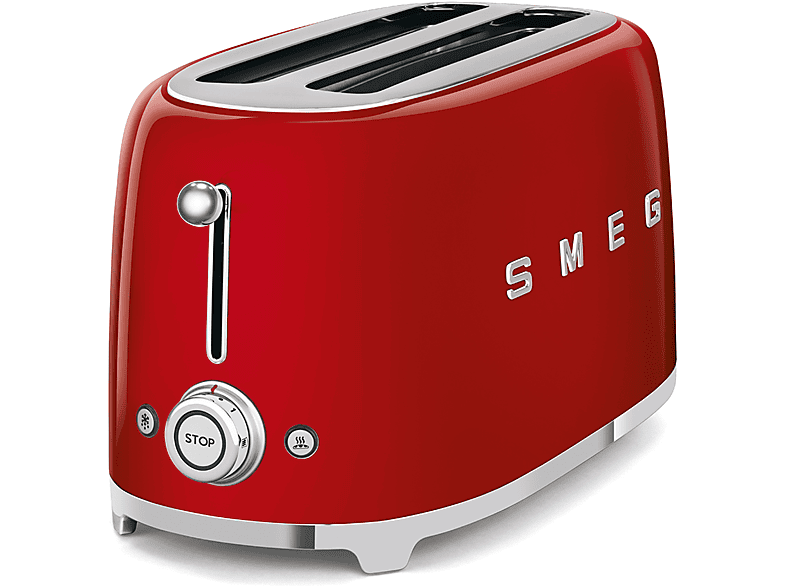 SMEG TSF02RDEU Retro Style Toaster (Rot, 1500 Watt, Schlitze 2) online