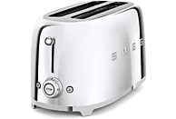 SMEG Retro Style Langschlitz-Toaster, 2-Schlitz, Chrome TSF02SSEU