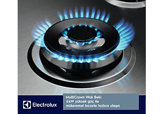 ELECTROLUX EGS6436SX Wok Gözlü Inox Ankastre Ocak_3