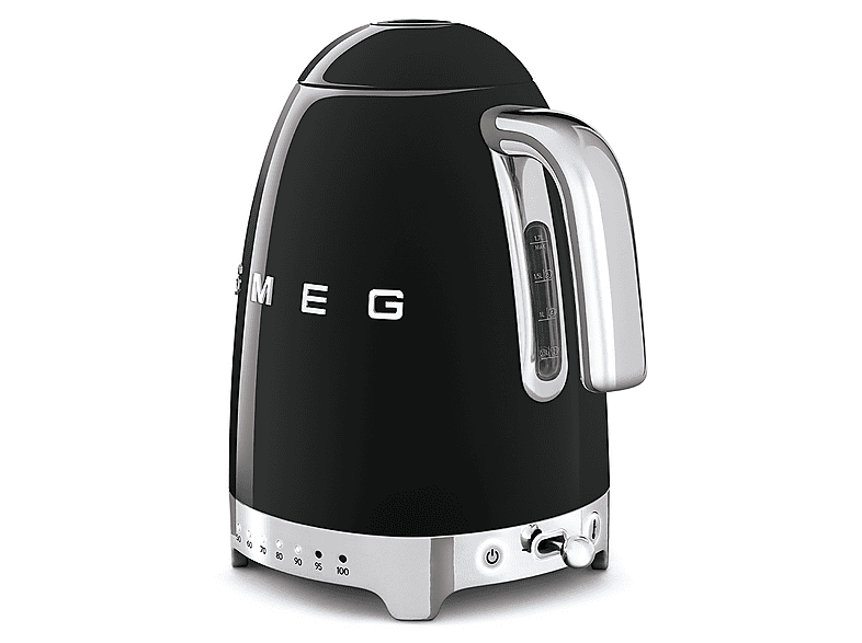 Smeg KLF04BLEU Retro Style Wasserkocher (Schwarz, 1.7 l, 2400 Watt) — Foto 2 von 2