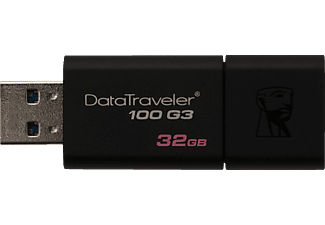 KINGSTON DT100G3 2er Pack USB Stick, 32 GB, 100 MB/s, Schwarz