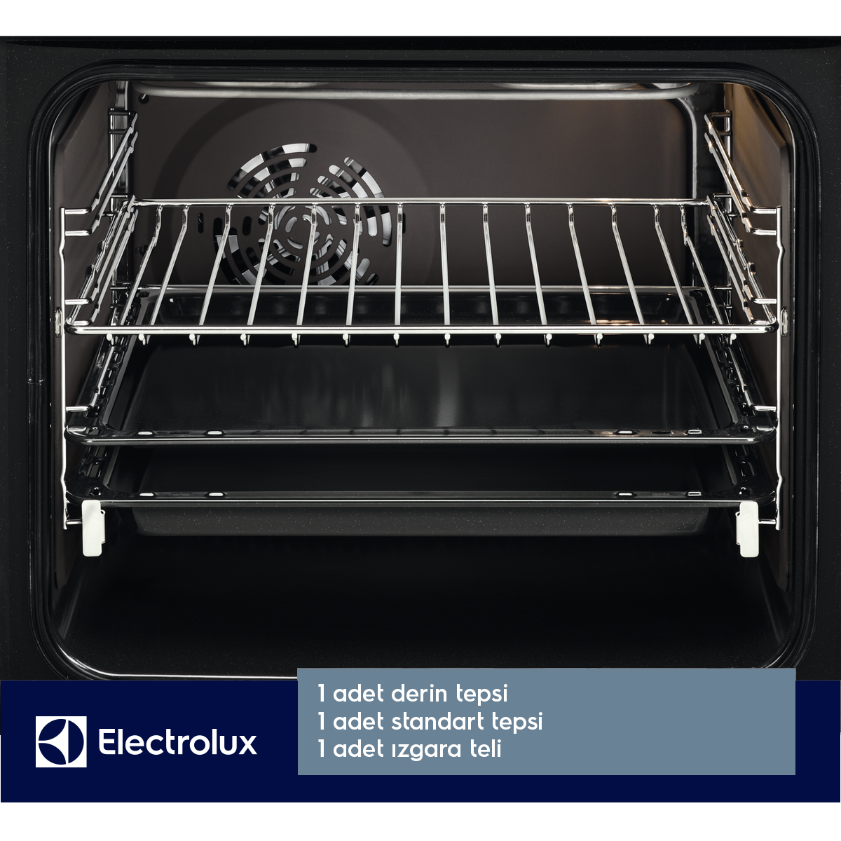 ELECTROLUX EZF5C50X 57 lt Ankastre Fırın Inox/Siyah