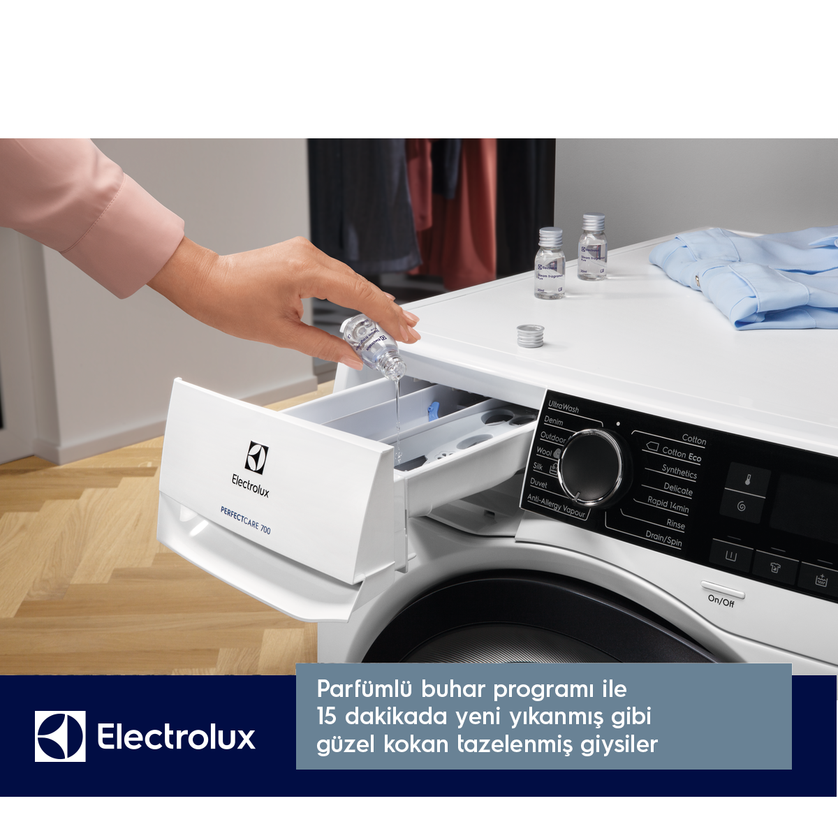 ELECTROLUX EW7W3164LB YK D-BC-S A+ Enerji Sınıfı 10kg Yıkama 6kg Kurutma 1600 Devir Kurutmalı Çamaşır Makinesi Beyaz