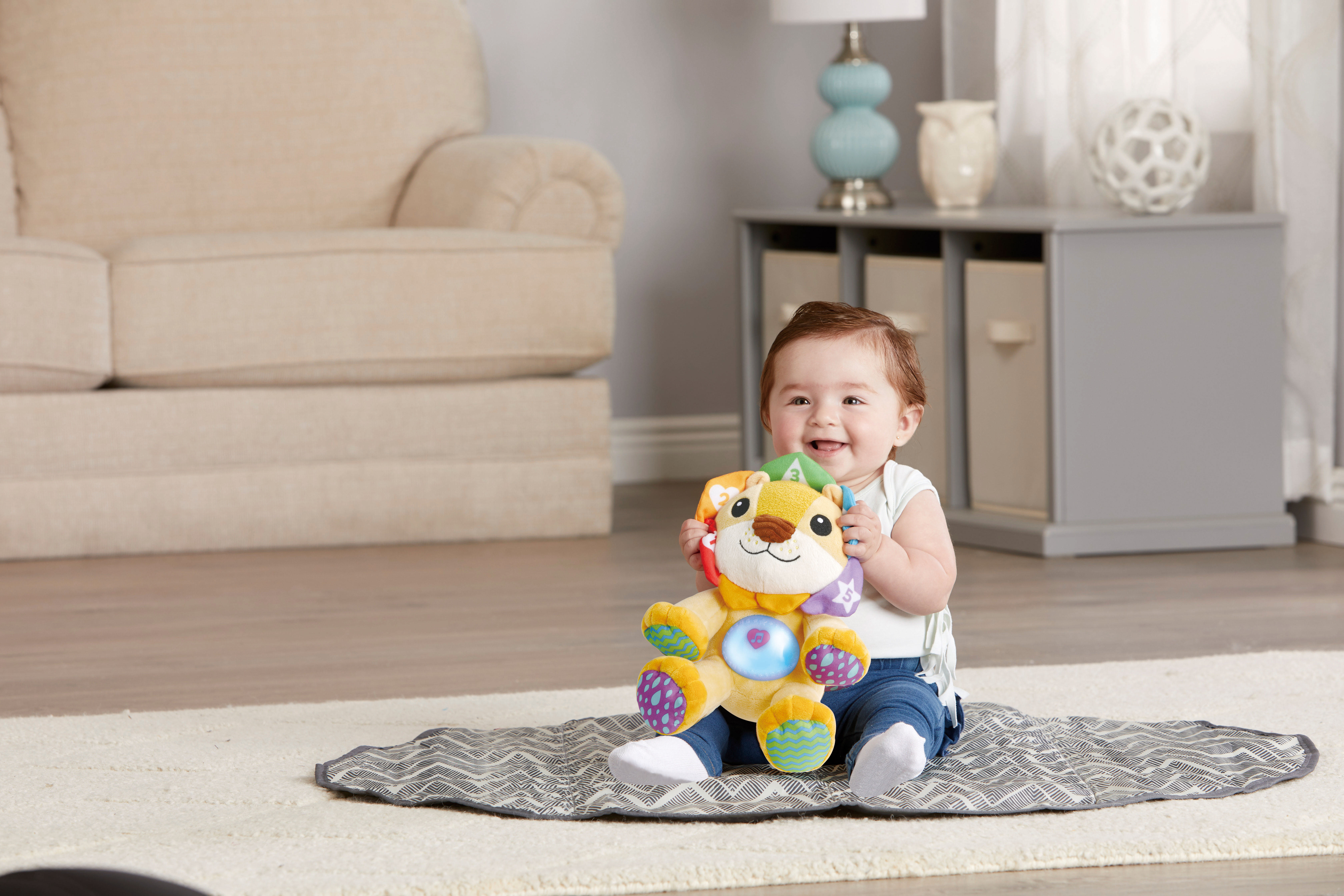 VTECH Leo Lernlöwe Plüschtier, Mehrfarbig