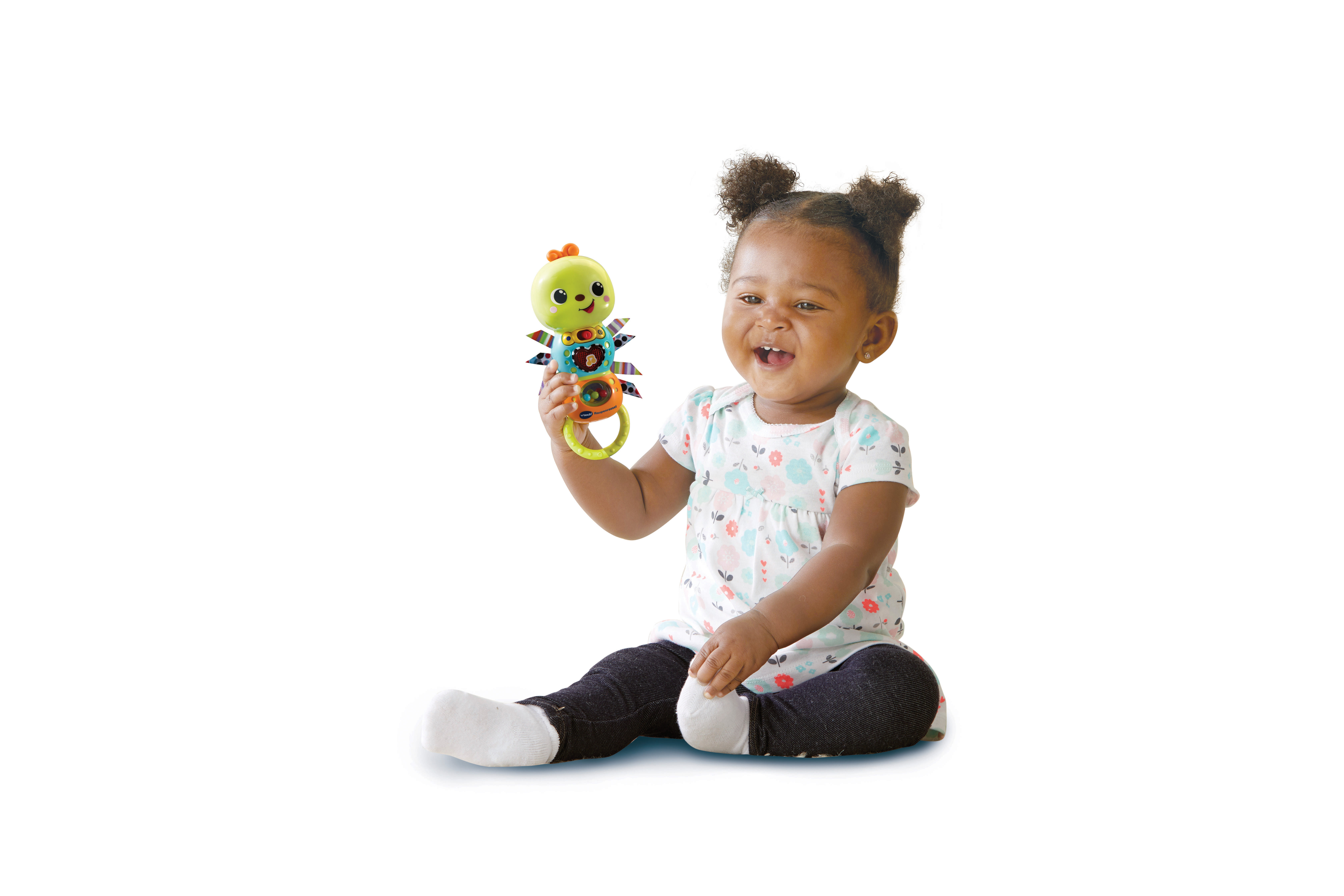 VTECH Raupenrassel Kinderrassel, Mehrfarbig