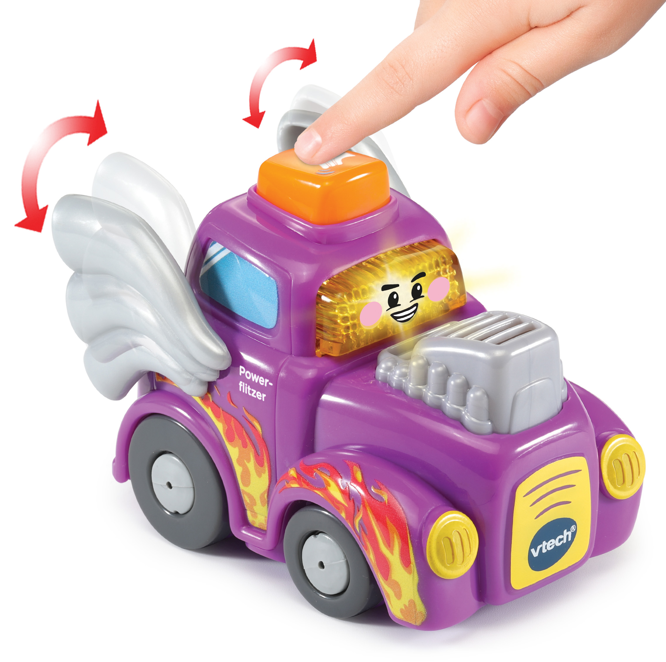VTECH Tut Tut Baby Flitzer - Powerflitzer Spielzeugauto , Mehrfarbig