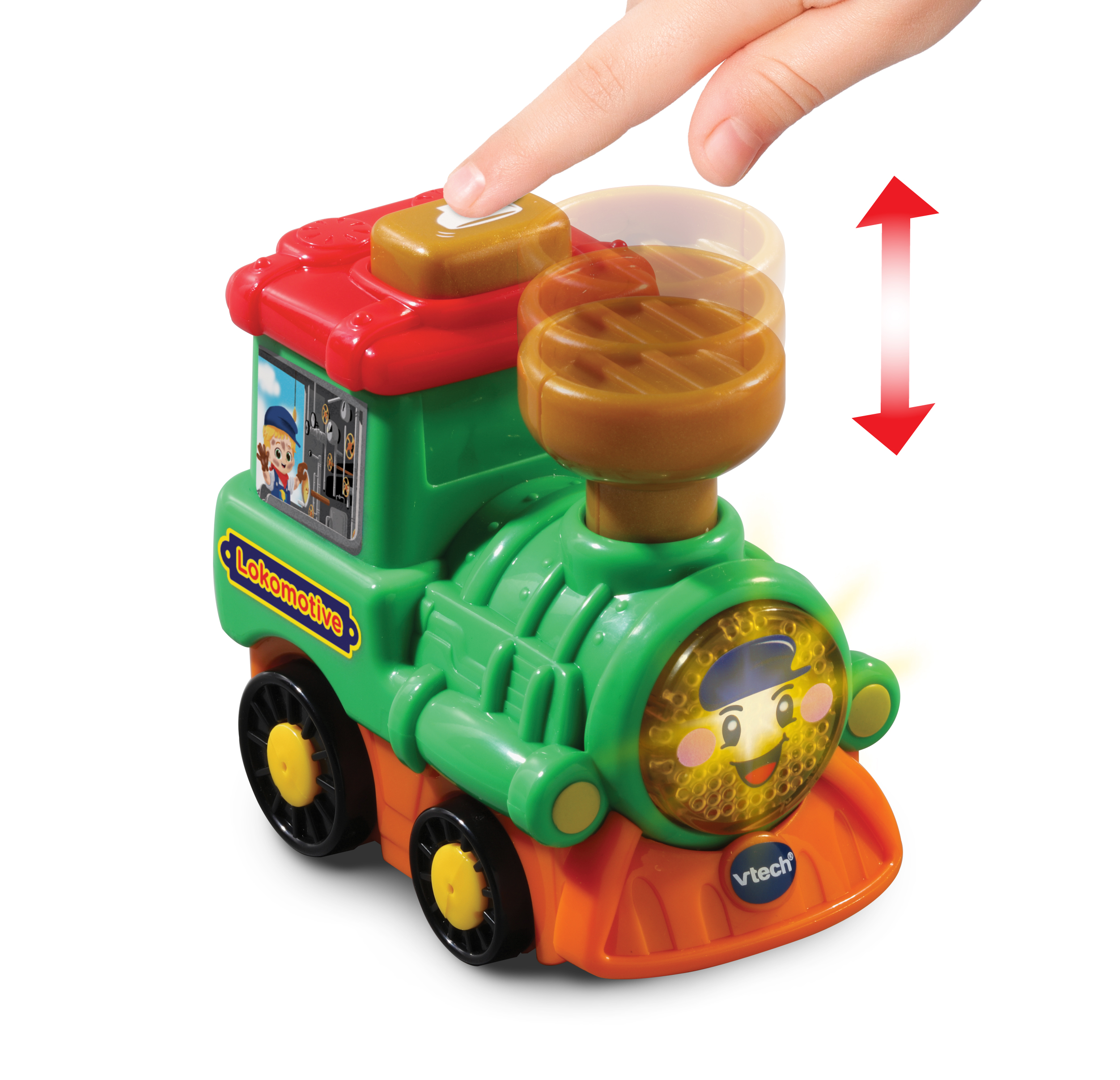 VTECH Tut Tut Baby Züge - Lokomotive Spielzeuglok, Mehrfarbig