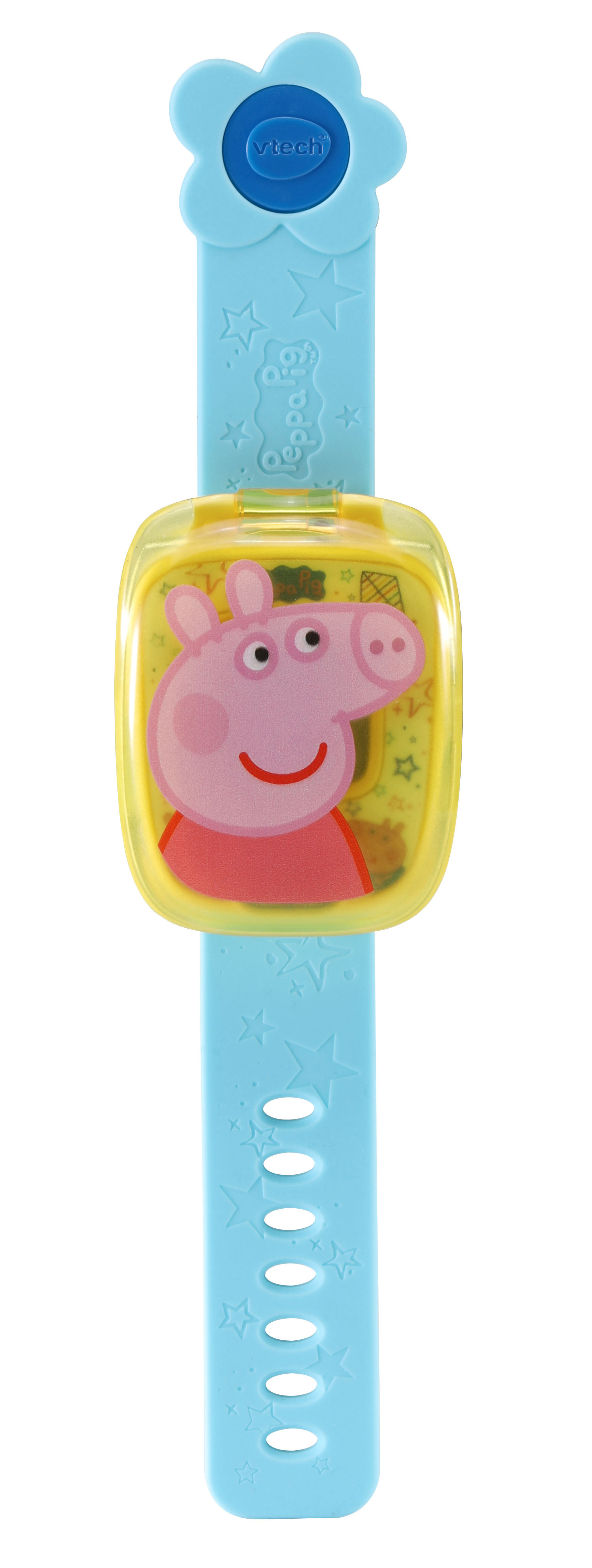 VTECH Peppas blau Lernuhr, Mehrfarbig