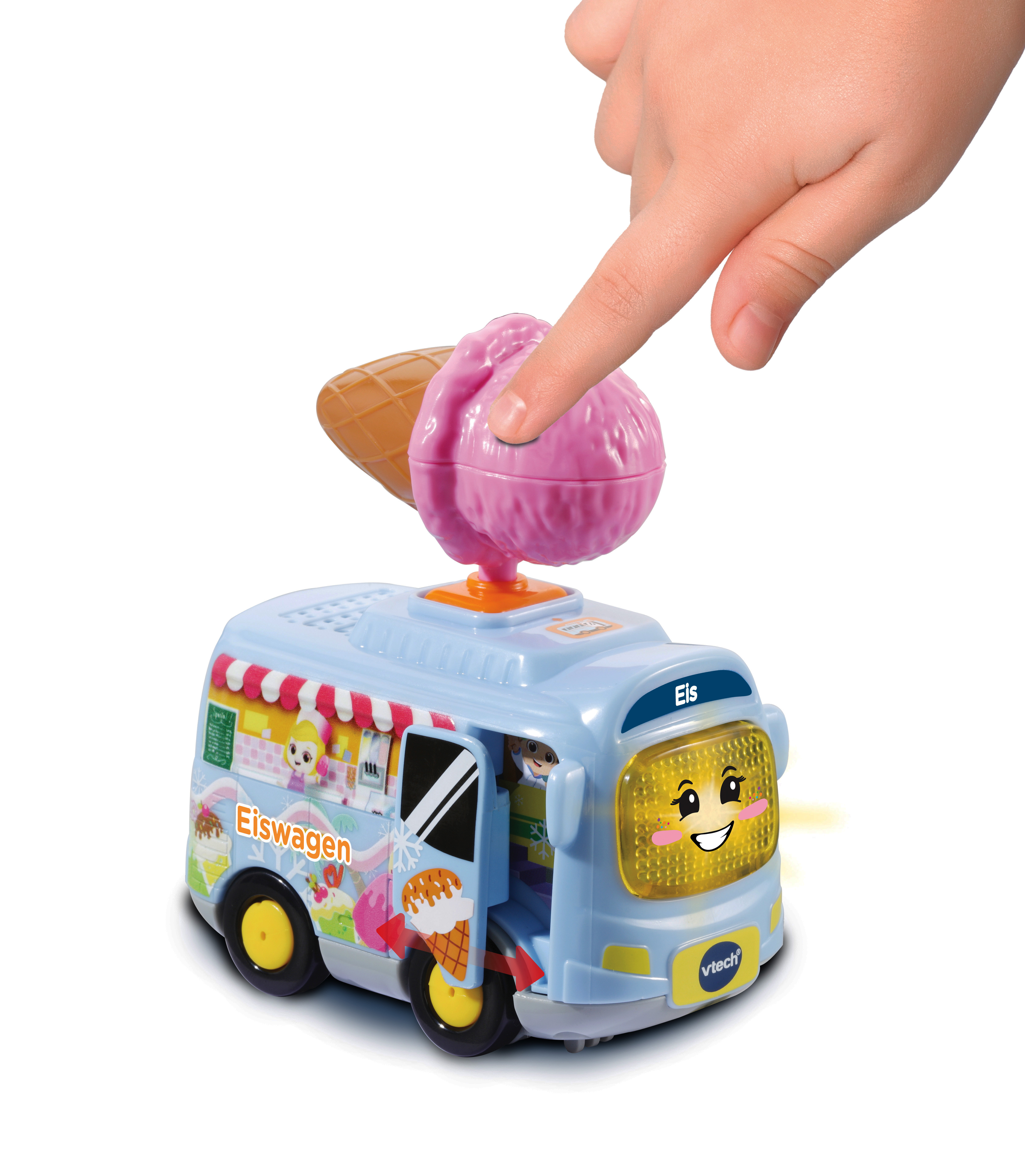 VTECH Tut Tut Baby Flitzer - Special Edition Eiswagen Spielzeugauto , Mehrfarbig