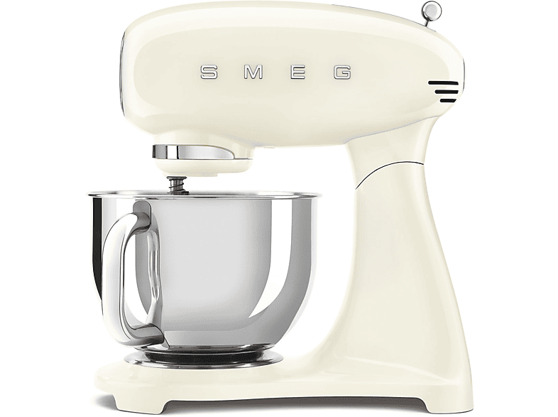kamp Machtigen karakter SMEG SMF03CREU Retro Style Full-Color Küchenmaschine Creme  (Rührschüsselkapazität: 4,8 l, 800 Watt) online kaufen | MediaMarkt