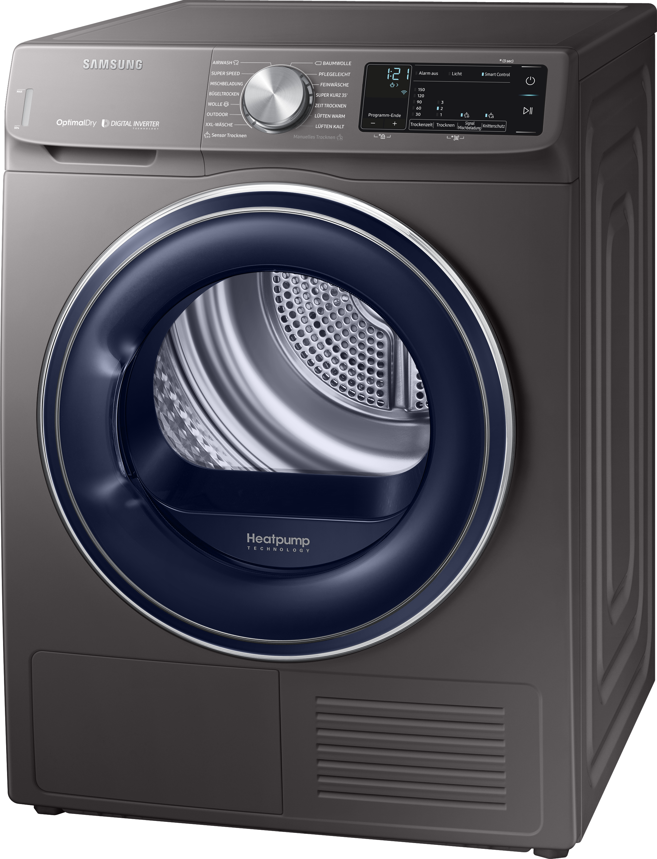SAMSUNG DV8AN62532X Wärmepumpentrockner (8 kg, A+++, Inox)